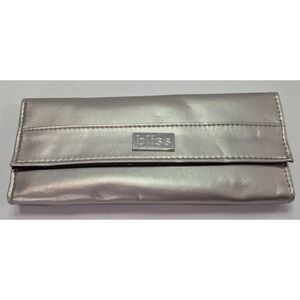 Bliss Makeup Brush Set Womens OS Silver Good 5pc Travel Case Metallic Cosmetic